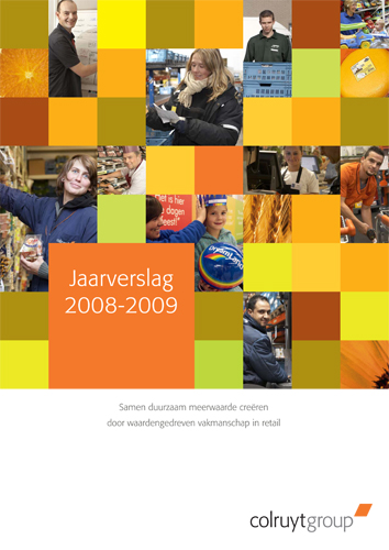Kaft van Jaarverslag 2008-2009